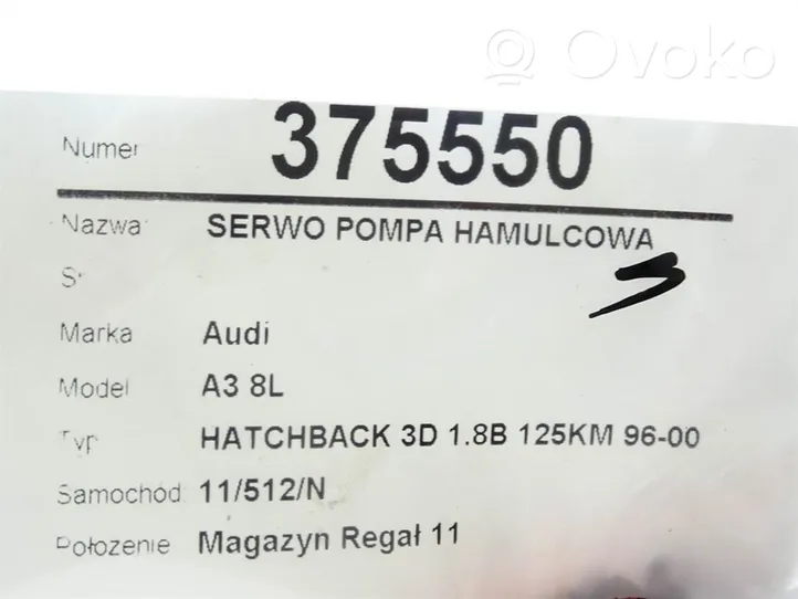 Audi A3 S3 8L Пузырь тормозного вакуума 1J1614105G