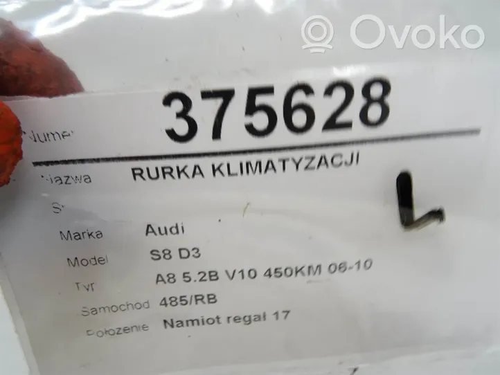 Audi A8 S8 D3 4E Tubo flessibile aria condizionata (A/C) 