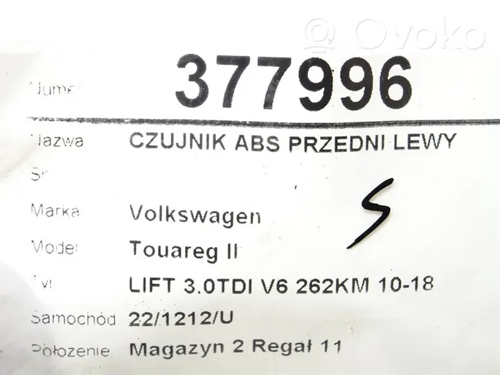 Volkswagen Touareg II Sensore accelerazione ABS WHT005651A
