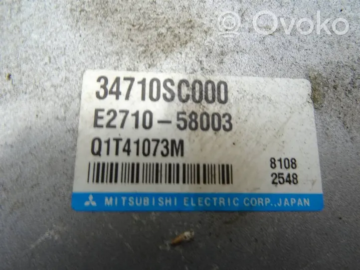 Subaru Forester SH Centralina/modulo motore ECU 34710SC000