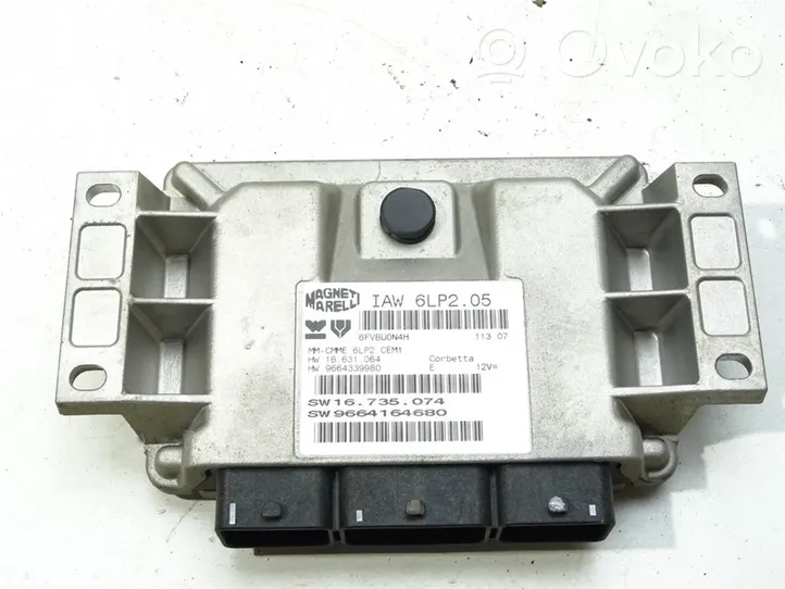 Citroen C4 I Unité de commande, module ECU de moteur 9664164680