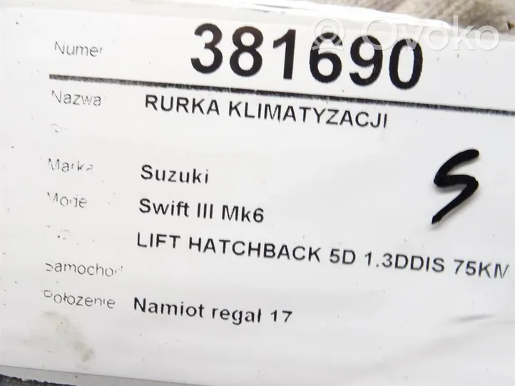 Suzuki Swift Ilmastointilaitteen putki (A/C) 95710-62JB0