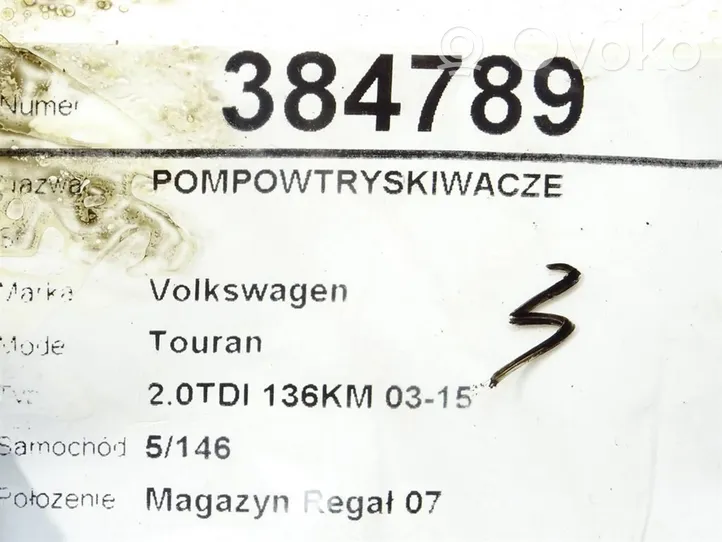 Volkswagen Touran I Wtryskiwacze / Komplet 0414720402