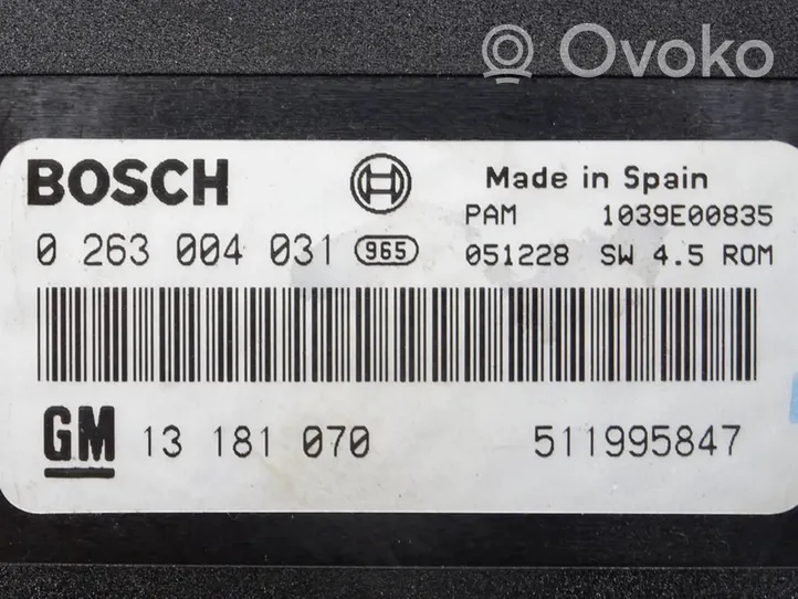 Opel Signum Parking PDC control unit/module 131181070