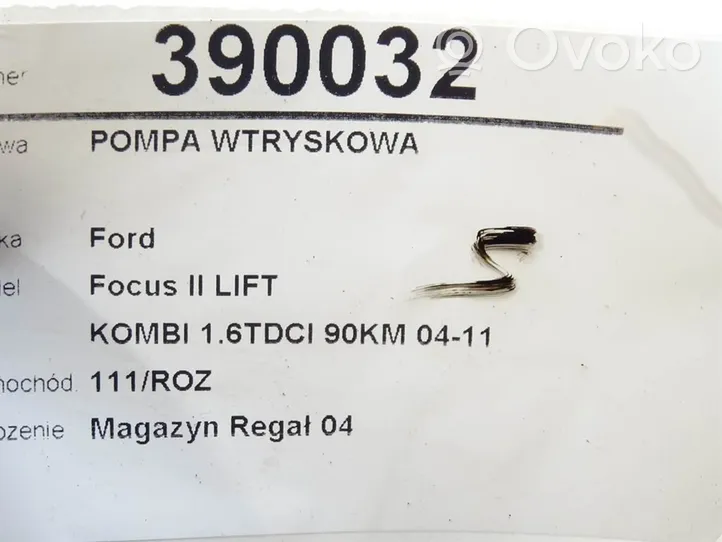 Ford Focus Pompe d'injection de carburant à haute pression 0445010102