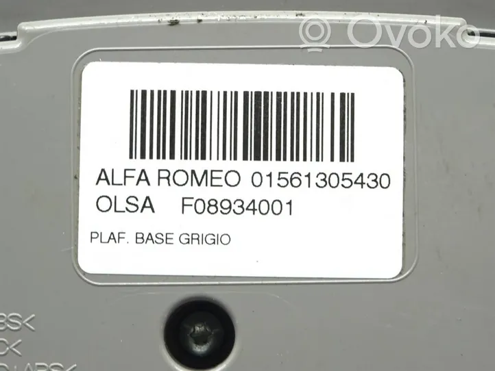 Alfa Romeo Giulia Rivestimento della console di illuminazione installata sul rivestimento del tetto 01561305430