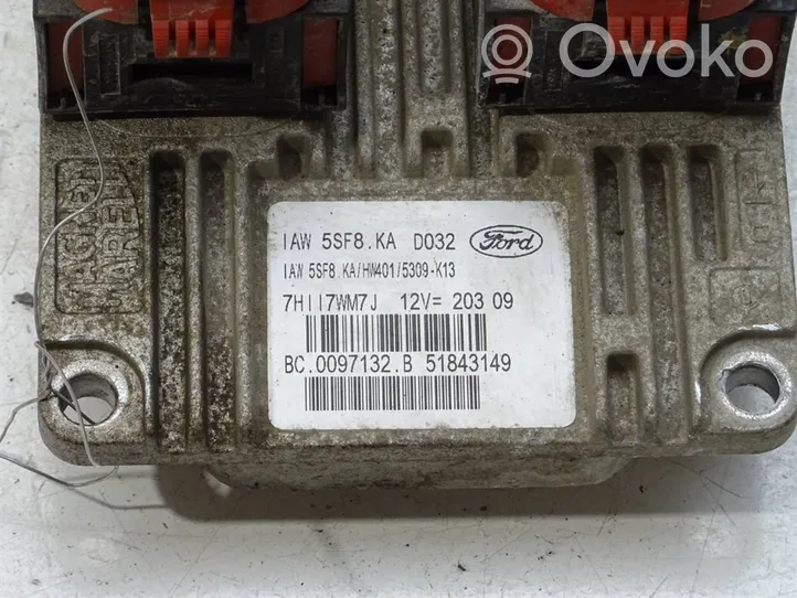 Ford Ka Unidad de control/módulo ECU del motor 51843149