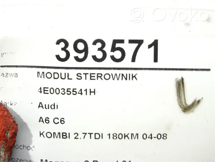 Audi A6 Allroad C6 Muut ohjainlaitteet/moduulit 4E0035541H