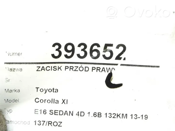 Toyota Corolla E160 E170 Étrier de frein avant 