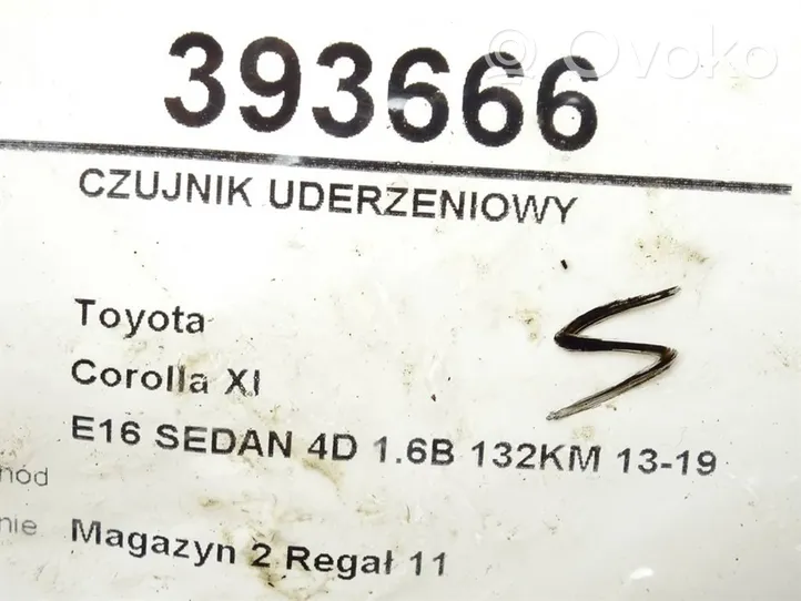 Toyota Corolla E160 E170 Sensore d’urto/d'impatto apertura airbag 89831-02130