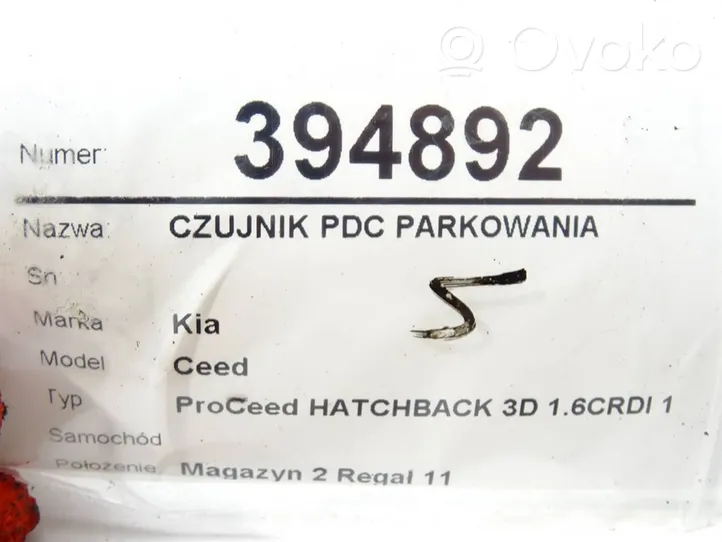 KIA Ceed Pysäköintitutkan anturi (PDC) 95700-1H600