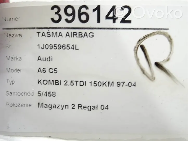 Audi A6 Allroad C5 Airbag squib ring wiring 1J0959654L