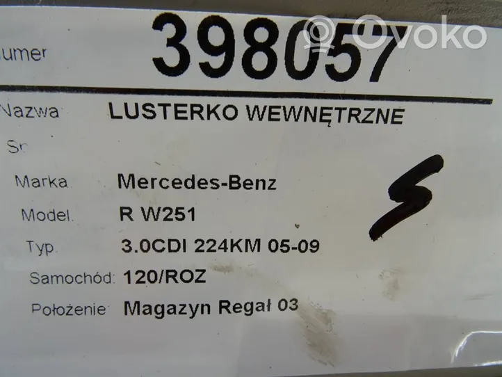 Mercedes-Benz R W251 Galinio vaizdo veidrodis (salone) 