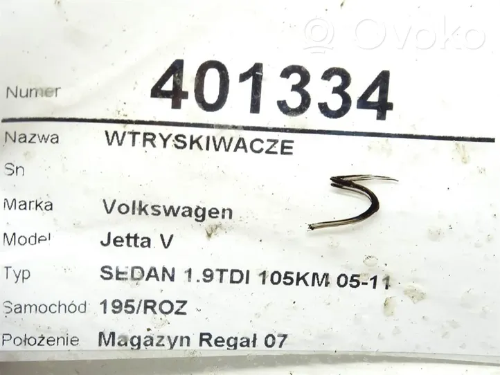 Volkswagen Jetta V Polttoainesuutinsarja 038130073AG