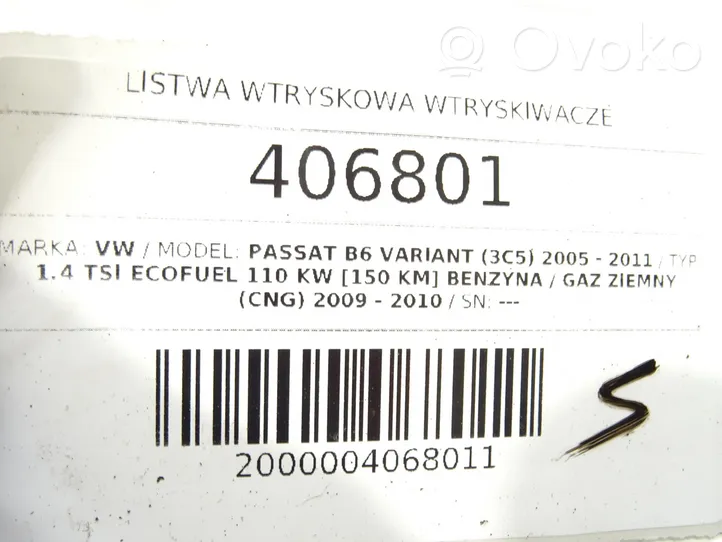 Volkswagen PASSAT B6 Listwa wtryskowa 