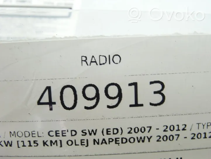 KIA Ceed Radio/CD/DVD/GPS head unit MAX973HD