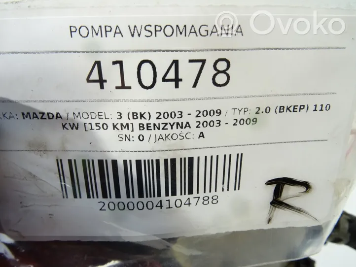 Mazda 3 I Pompe de direction assistée 995-09705