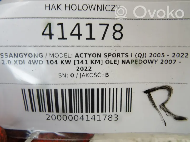 SsangYong Actyon sports I Hak holowniczy 