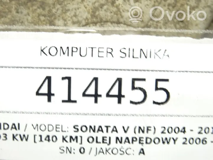 Hyundai Sonata Komputer / Sterownik ECU silnika 39113-27405