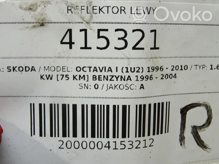 Skoda Octavia Mk1 (1U) Etu-/Ajovalo 