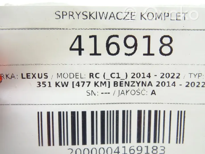 Lexus RC Dysza spryskiwacza szyby przedniej / czołowej 