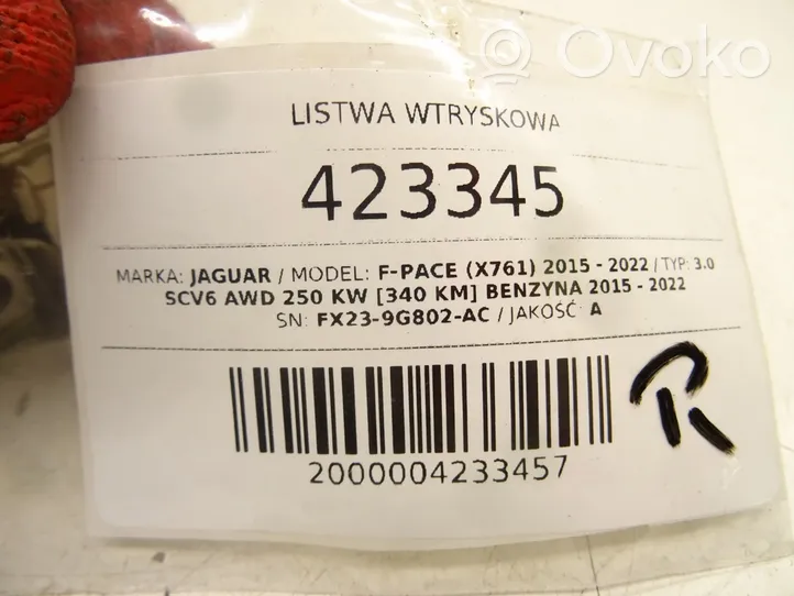 Jaguar F-Pace Listwa wtryskowa 