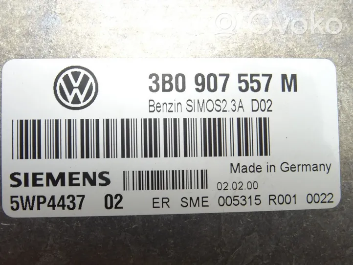 Volkswagen PASSAT B5 Komputer / Sterownik ECU silnika 3B0907557M