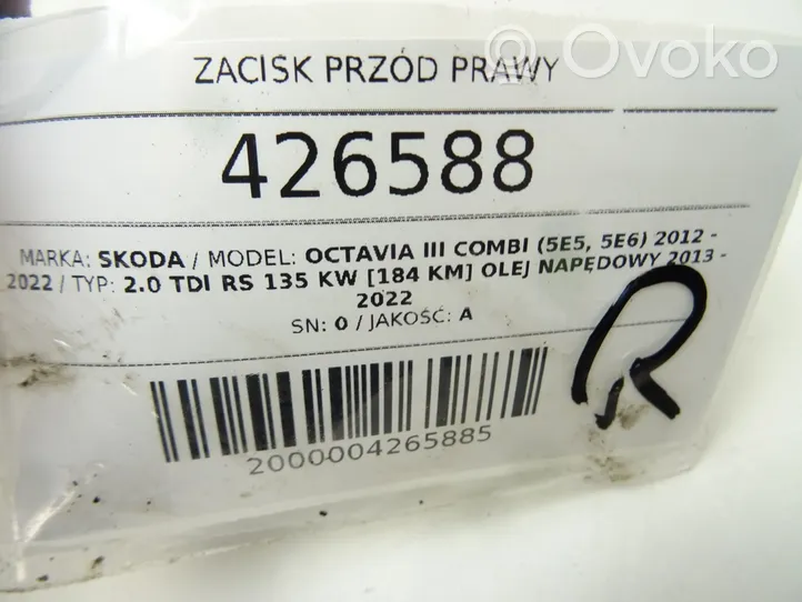 Skoda Octavia Mk3 (5E) Zacisk hamulcowy przedni 