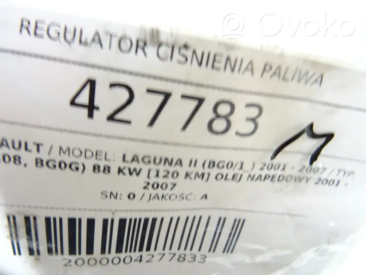 Renault Laguna II Regulator ciśnienia paliwa 