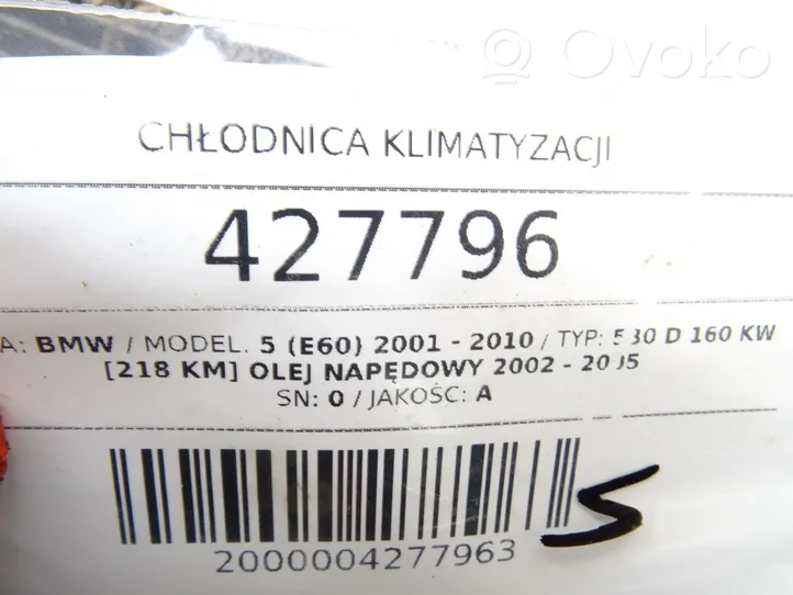 BMW 5 E60 E61 Aušinimo skysčio radiatorius 8381362