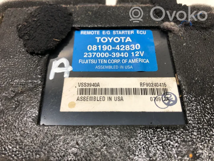 Toyota Highlander XU40 Autres unités de commande / modules 08190-42830