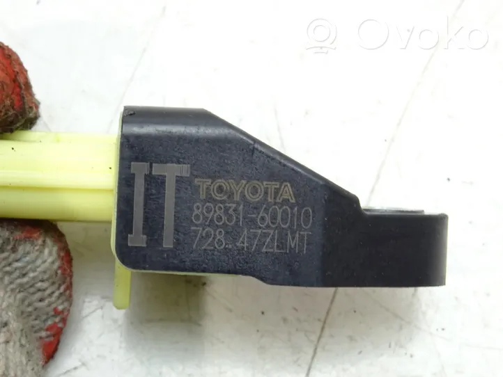 Toyota Highlander XU40 Oro pagalvių smūgio daviklis 89831-60010