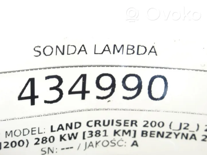 Toyota Highlander XU40 Sonde lambda 89467-35110