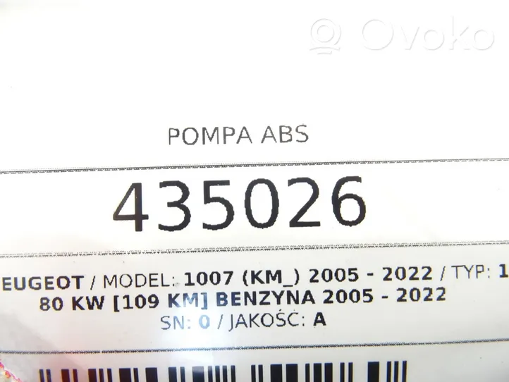 Peugeot 1007 ABS-pumppu 10.0960-1154.3