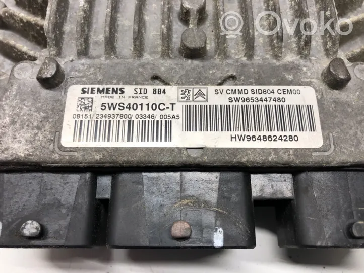 Citroen C3 Komputer / Sterownik ECU silnika 5WS40110C-T