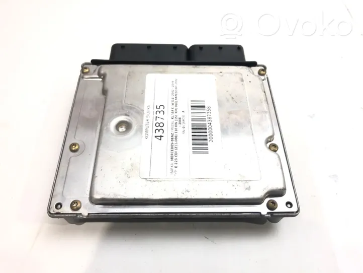 Mercedes-Benz E W211 Unité de commande, module ECU de moteur A6461530879