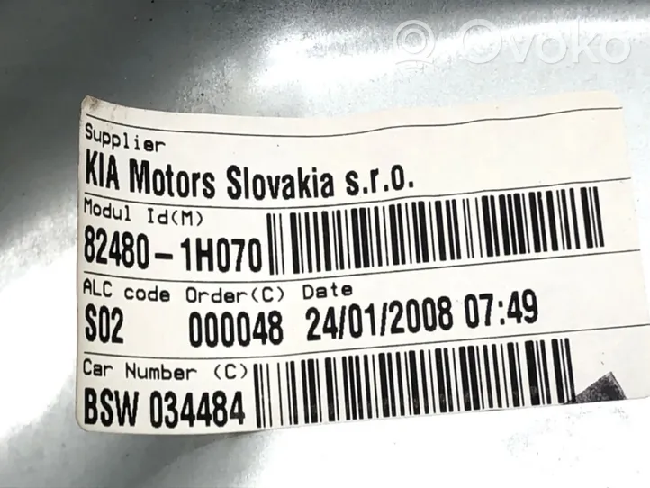 KIA Ceed Etuoven ikkunan nostin moottorilla 82480-1H070