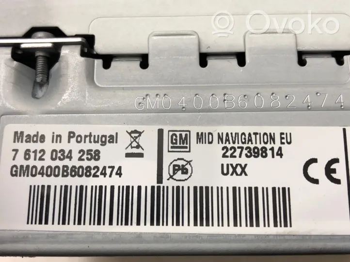 Opel Insignia A Unità principale autoradio/CD/DVD/GPS 22739814