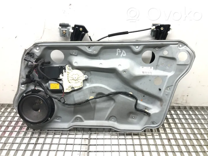 Volkswagen Bora Regulador de puerta delantera con motor 1J4837730AA