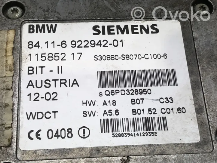 BMW 5 E39 Wzmacniacz audio 6922942