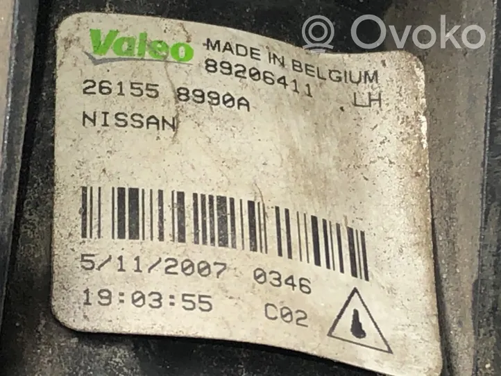 Nissan Qashqai Priešrūkinis žibintas priekyje 261558990A