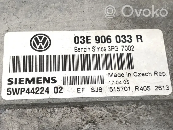 Volkswagen Polo IV 9N3 Centralina/modulo motore ECU 03E906033R