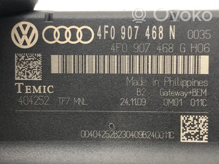 Audi A6 Allroad C6 Gateway control module 4F0907468N