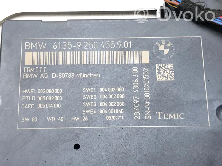 BMW 5 F10 F11 Sonstige Steuergeräte / Module 9250455