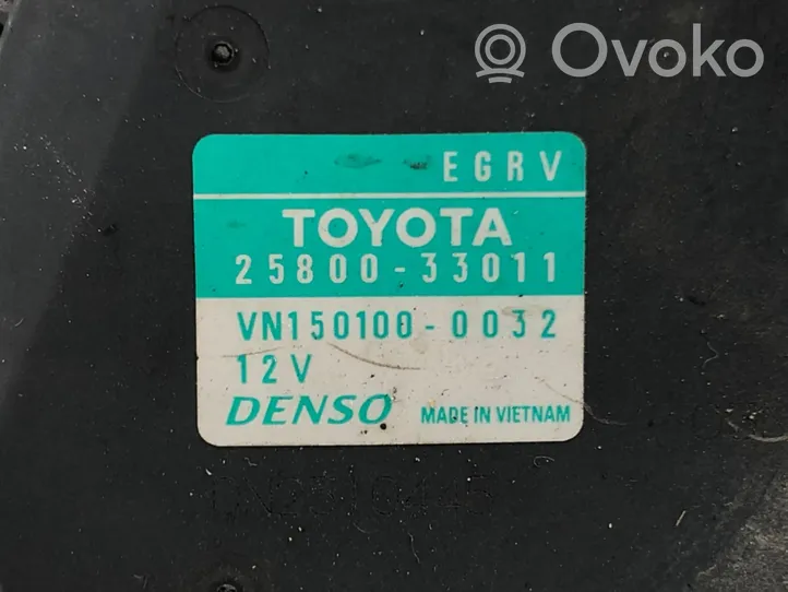 Toyota Yaris EGR-venttiili 25800-33011