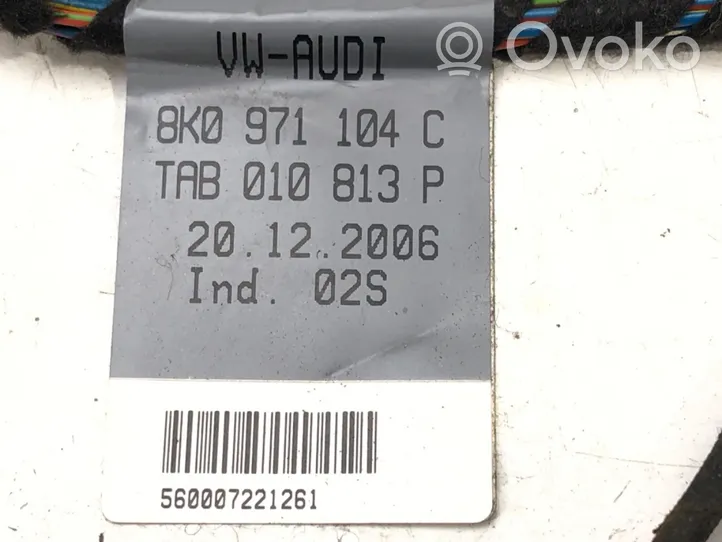 Audi A4 S4 B8 8K Cablaggio del sensore di parcheggio (PDC) 8K0971104C