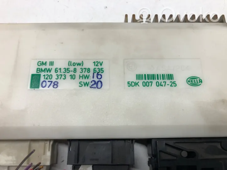 BMW 5 E39 Modulo di controllo del corpo centrale 8378635