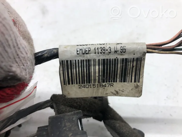 Renault Megane III Parking sensor (PDC) wiring loom 240151647R