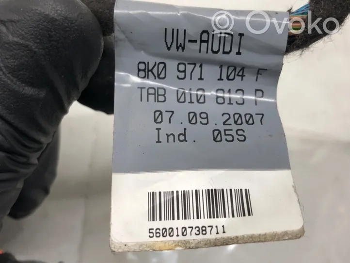 Audi A4 S4 B8 8K Parkošanas (PDC) sensoru vadu instalācija 8K0971104F