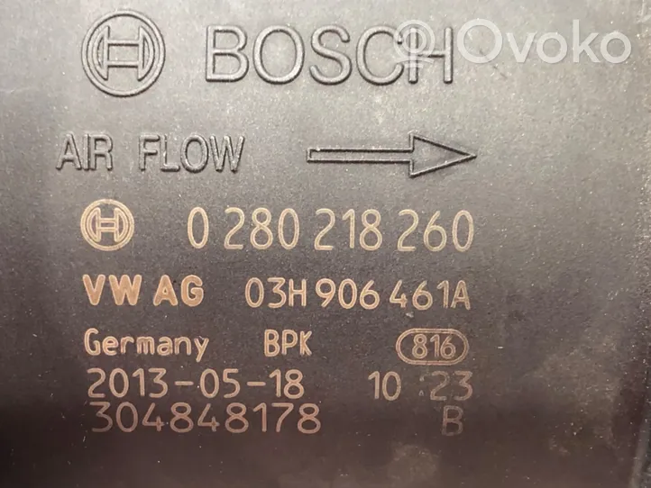 Volkswagen PASSAT CC Mass air flow meter 03H906461A